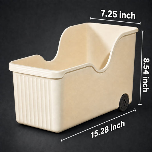 Rolling Pull-Out Storage Bin - Large (1-Pack)