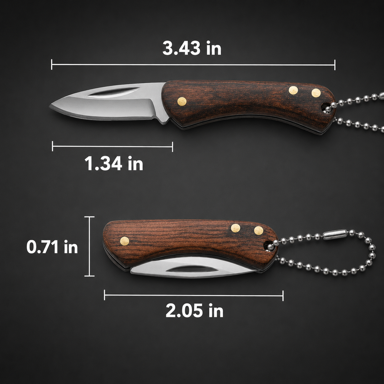 Mini Keychain Knife - 1 Pack