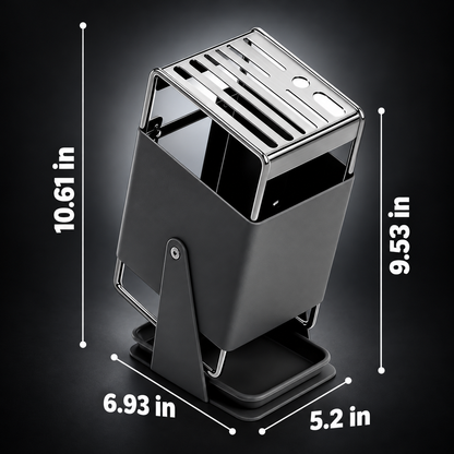Stainless Steel Knife Block