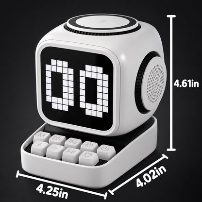 Clock + Speaker + Wireless Charger
