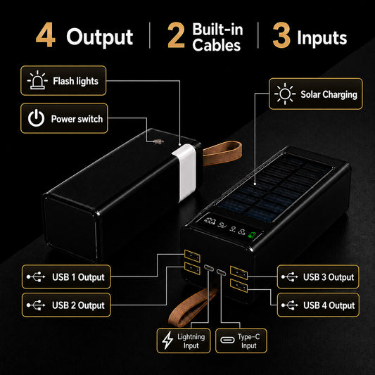 💥실측 20000 mAh - 태양광 파워뱅크