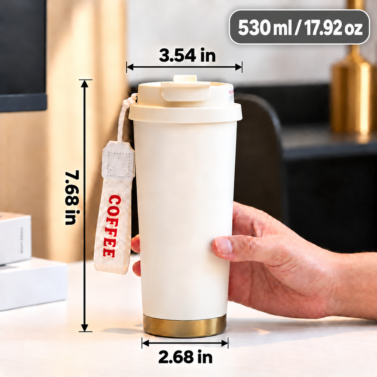 SUS316 텀블러 - 530ml (납품용 - 박스 x)
