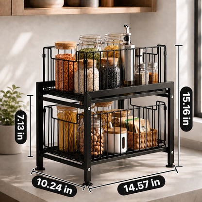 Under Sink Cabinet Organizer - 1 Pack