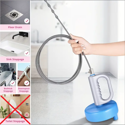 배수구 이물질 제거