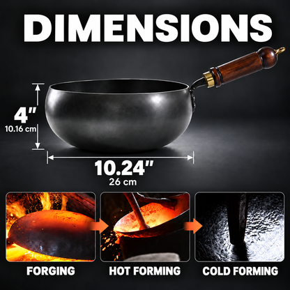 Fried Rice Wok - Cast Iron 9.5" (See Description)