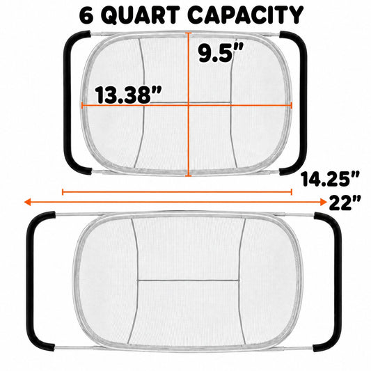 Over the Sink Expandable Colander - Large
