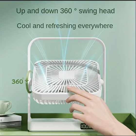 (신품) 무선 선풍기 보라/흰색