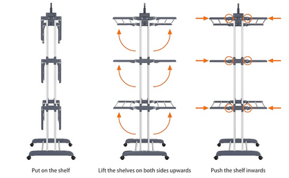 (신품) 4단 빨래 건조대