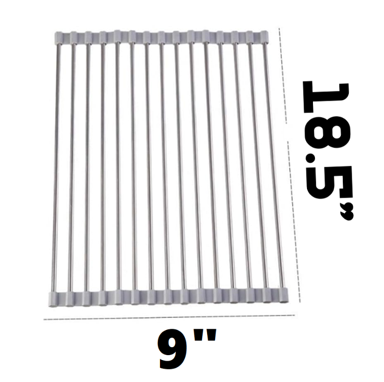 싱크대 간이 식기 건조대 9 x 18.5"
