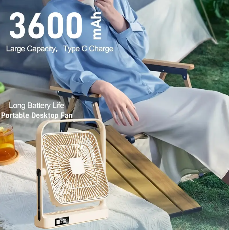 (신품) 무선 선풍기 보라/흰색