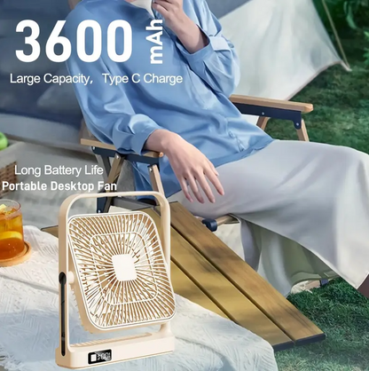 (신품) 무선 선풍기 보라/흰색