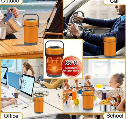 (신품) 전기 보온 도시락