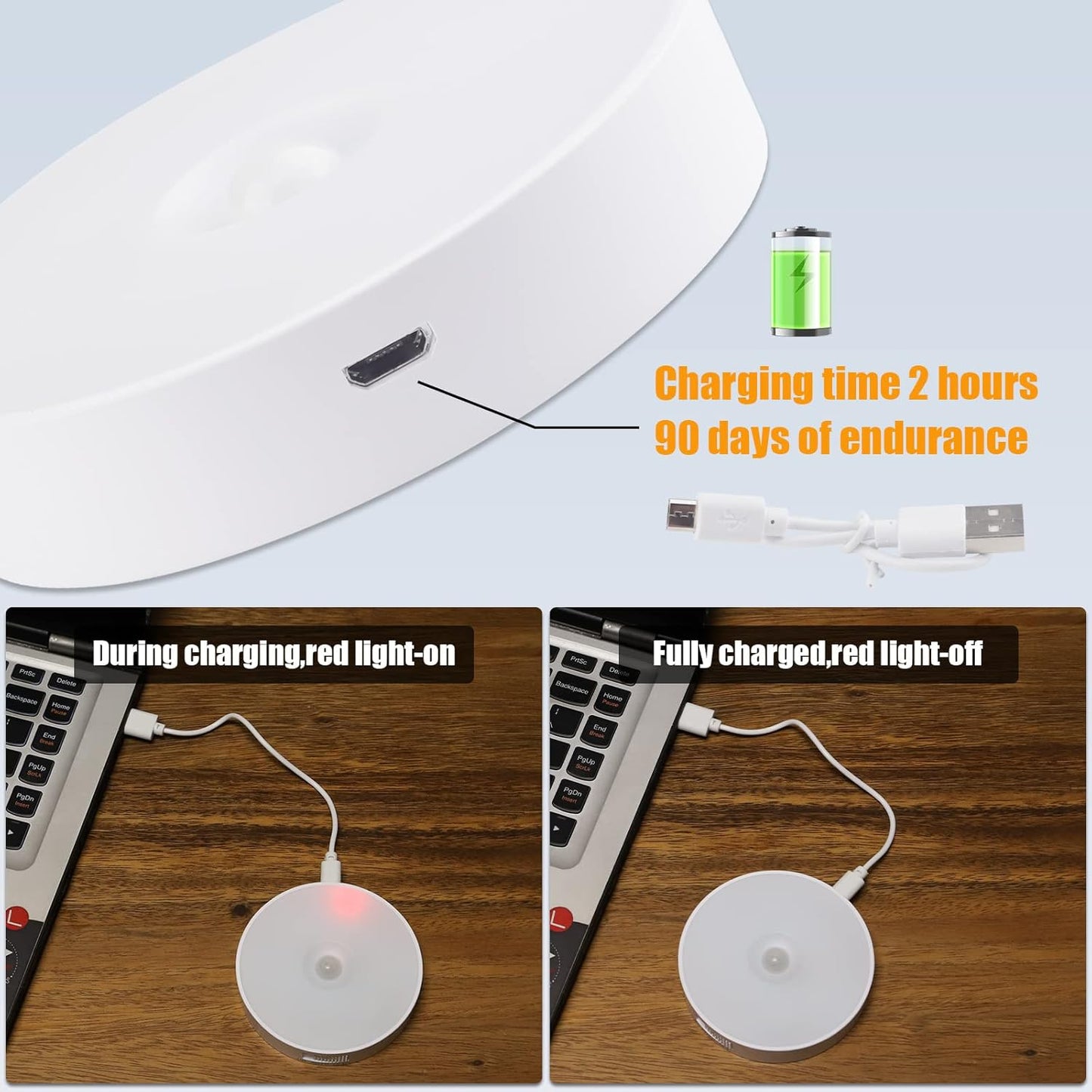USB 충전식 센서등