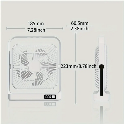 (신품) 무선 선풍기 보라/흰색