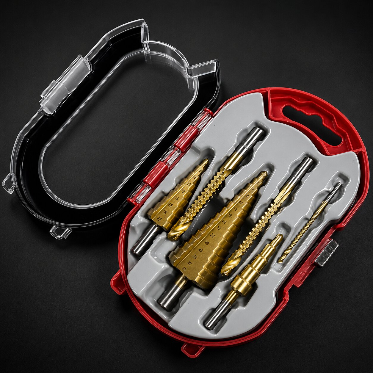 Step Drill Bit Set