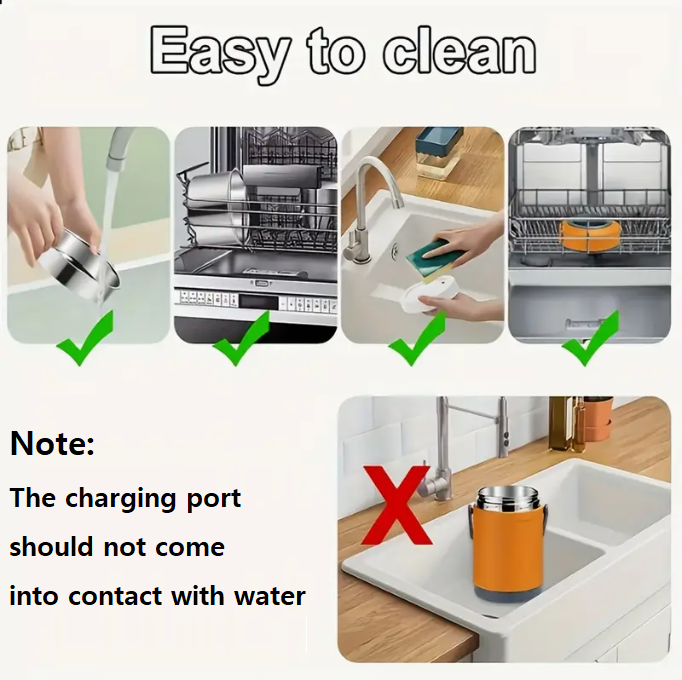 (신품) 전기 보온 도시락