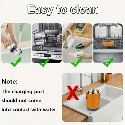 (신품) 전기 보온 도시락