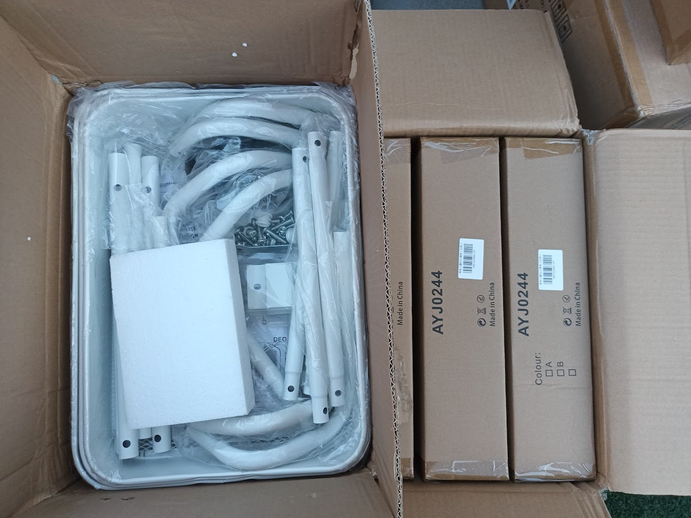 (신품) 3단 메탈 메쉬카트