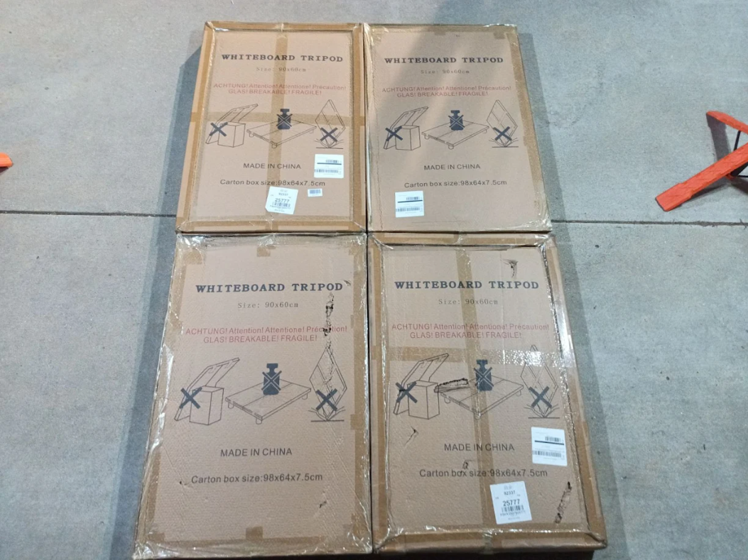 (신품) 36x24" 삼각대 화이트 보드 Set
