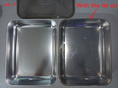 식재료 냉동보관 달라붙음 방지 - SUS 316 용기 6개 Set