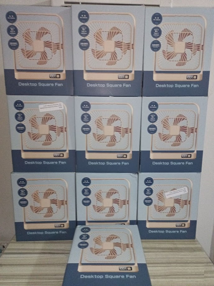 (신품) 무선 선풍기 보라/흰색