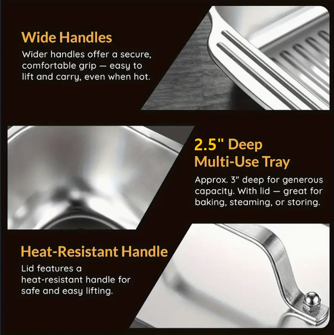 (신품) 스테인레스 식재료보관 3개 Set