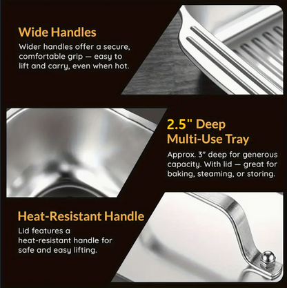 (신품) 스테인레스 식재료보관 3개 Set