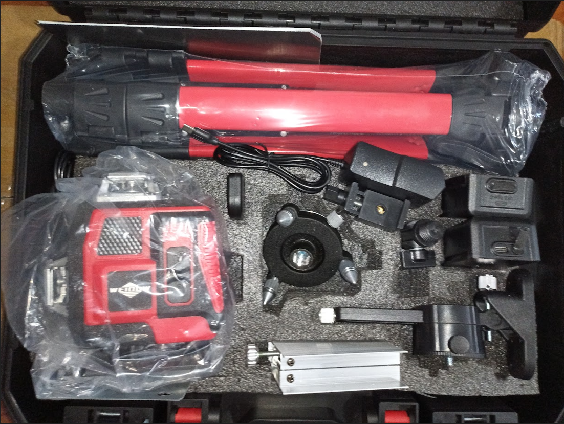 (신품) WEIDOW 16 라인 4 x 360 4D 레이저 레벨