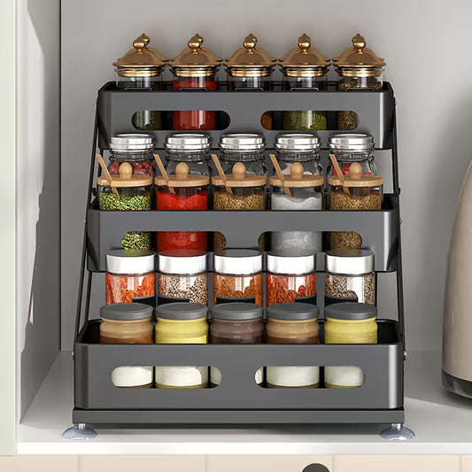 (조립불량) 3단 양념렉 - 흰색