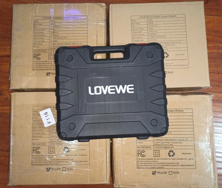 (신품) 임팩트 렌치 1/2 258 Ft-lbs 21v 2.6Ah x2