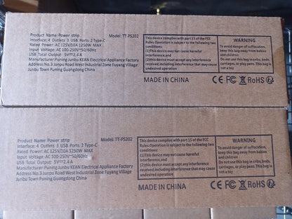 비상등 + 시계 파워 스트립 (멀티탭) 1250W