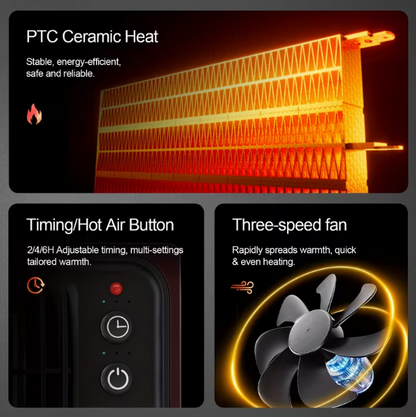 화장실/책상 미니 히터 600W