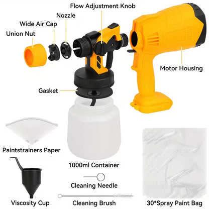 무선 페인트 스프레이