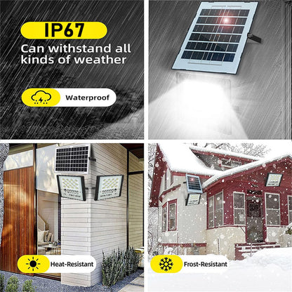 태양광 자동충전 Floodlights