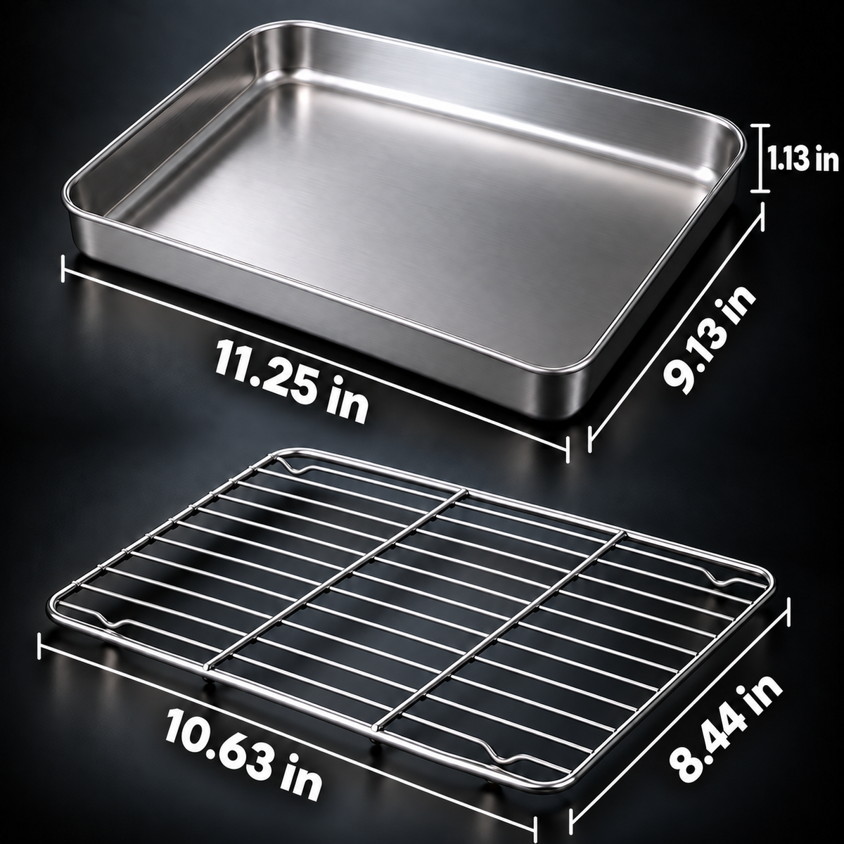 Deep Frying Rack with Tray