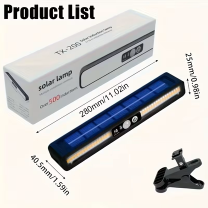 태양광 자동충전 클립 센서등 - 2개 세트