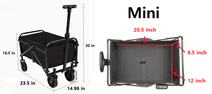 (신품) 장보고 집 도착후 차에서 물건 내릴때 쓰는 카트 Mini/small/Large