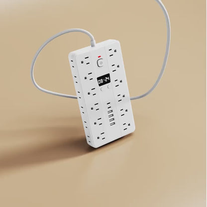 1250W 시계 파워 스트립 - 10FT