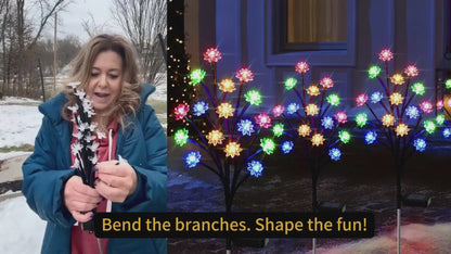 Solar Flower Tree Lights - 1 Pack