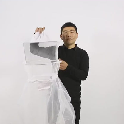 벌레 물림 / 벌 쏘임 방지 모자 + 윗도리