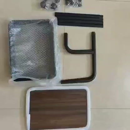 우드탑 3단 메탈 메쉬카트