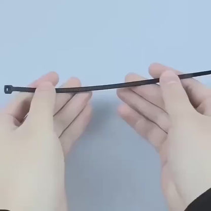 4" 6" 8" Thin Zip Ties 600 Pcs + Hook & Loop Tape