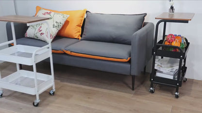 우드탑 3단 메탈 메쉬카트