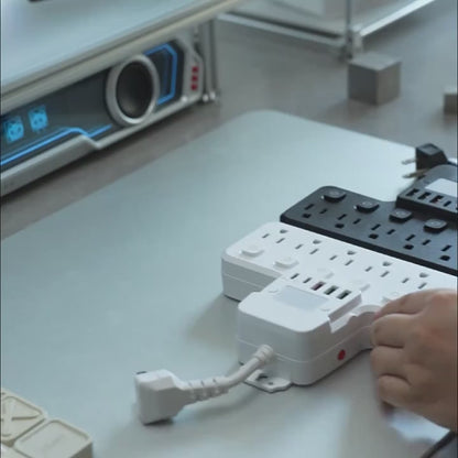 개별 전원 LED 파워 스트립 (멀티탭) 1250W