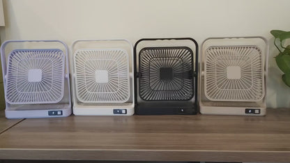 (신품) 무선 선풍기 보라/흰색