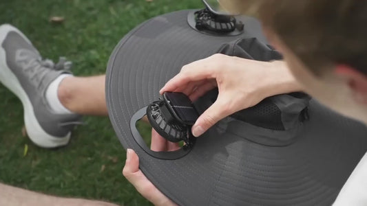 (신품) 밭일/등산용 선풍기 모자 (Free 사이즈)