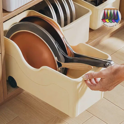 Rolling Pull-Out Storage Bin - Large (1-Pack)