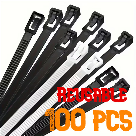 재사용가능 케이블 타이 12인치 - 100개